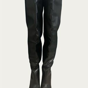 Black Thigh High Women's Boots